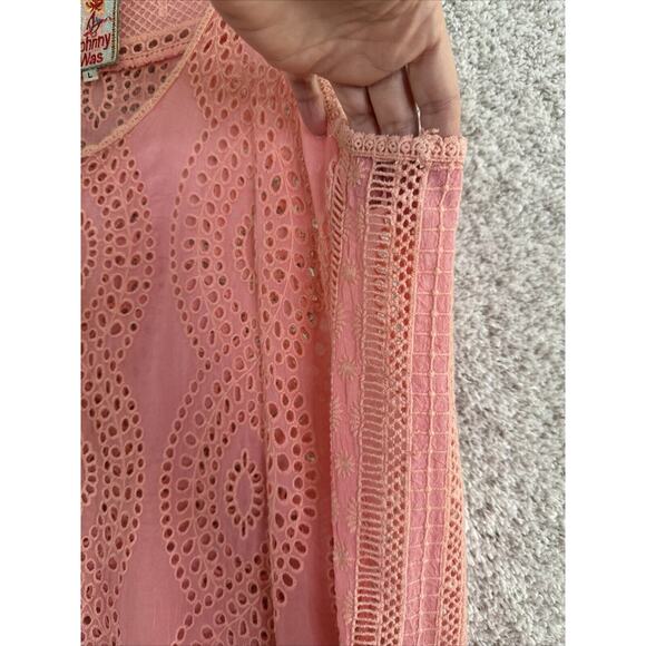 Johnny‎ Was Hoxie Eyelet Sleeveless Tank Top Women’s Large - Picture 5 of 11